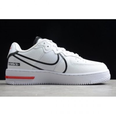 Nike Air Force 1 React D/Ms/X Beyaz / Siyah / Kırmızı Kaykay Ayakkabı Türkiye - IXIGT7W8